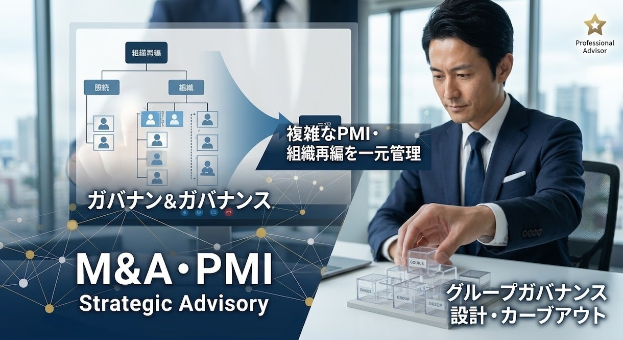 M&Aコンサルティングサービスを提供します 現役大手FASがM&A・PMIの壁打ち・実務相談に対応 イメージ2