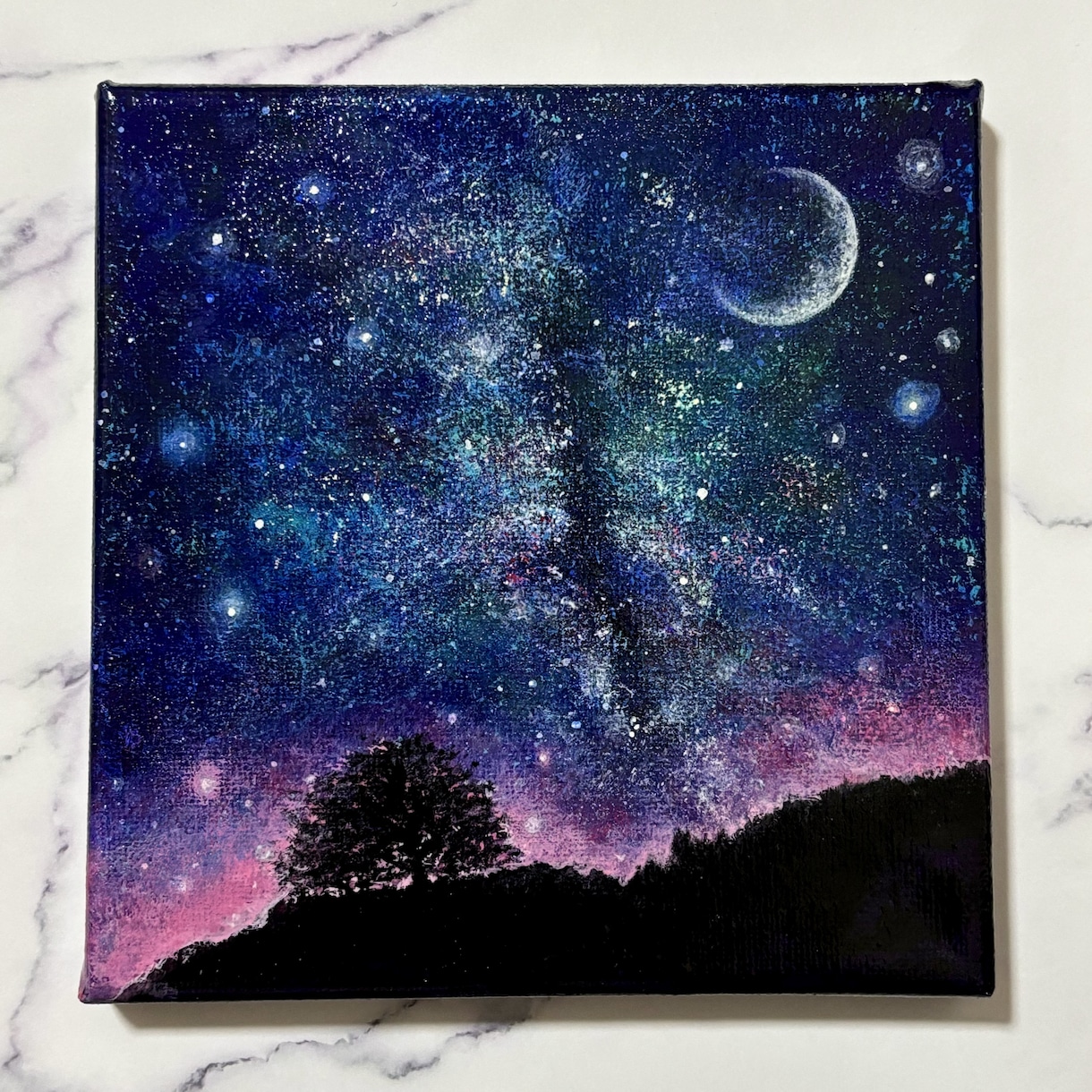 世界で１つ！色とイメージからあなたの風景を描きます 夜空や海の絵が得意【他サイト販売実績100件以上！】 イメージ3