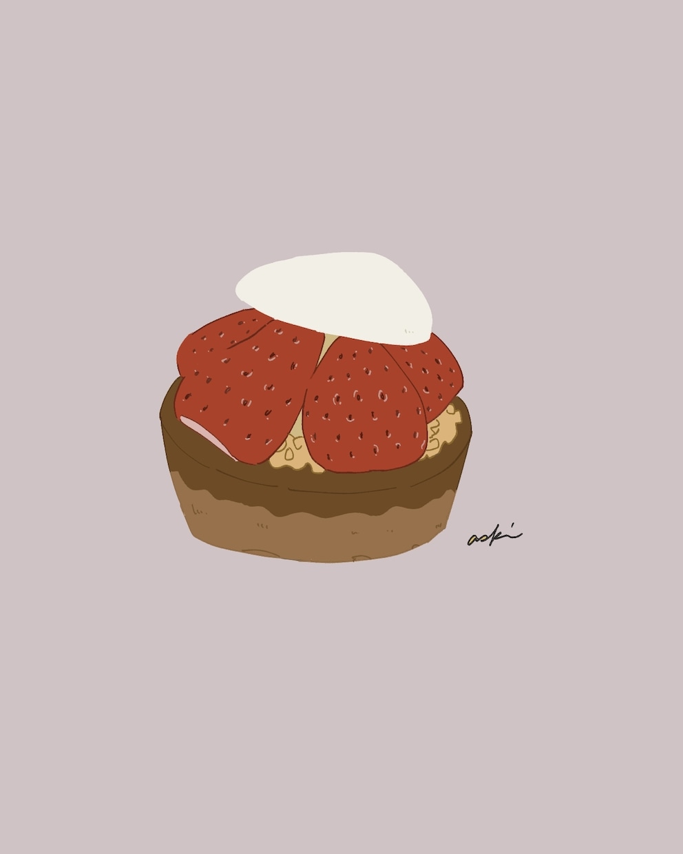 商用可！かわいい食べ物イラスト描きます スイーツもご飯もシンプルで見栄えするイラストに。 イメージ4