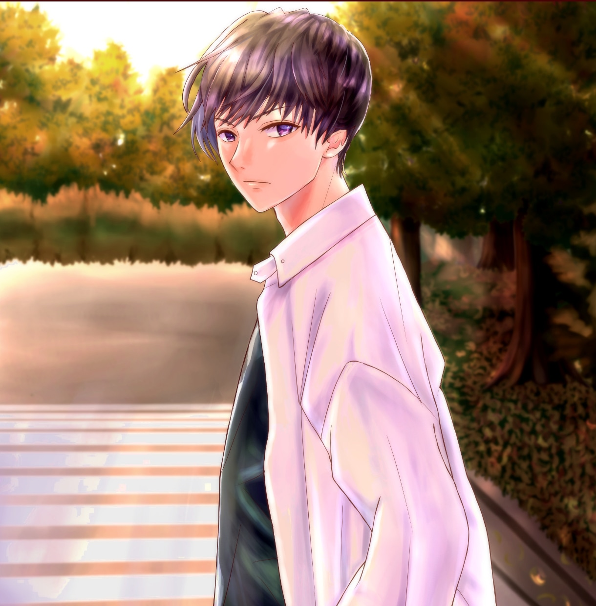 明るい印象のアイコンやアニメ似顔絵等お描きします 簡単な背景は無料。商用可。印象に残るプレゼント等に イメージ5