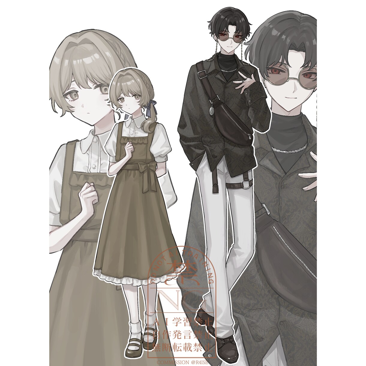 立ち絵制作いたします TRPG/配信用/グッズ等に！ イメージ6