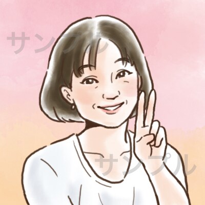 好印象の似顔絵アイコン描きます SNS・ブログなどにオリジナルの似顔絵アイコン！ イメージ3