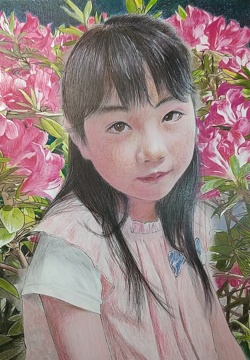 日本画水彩画②サイズ41x52cm