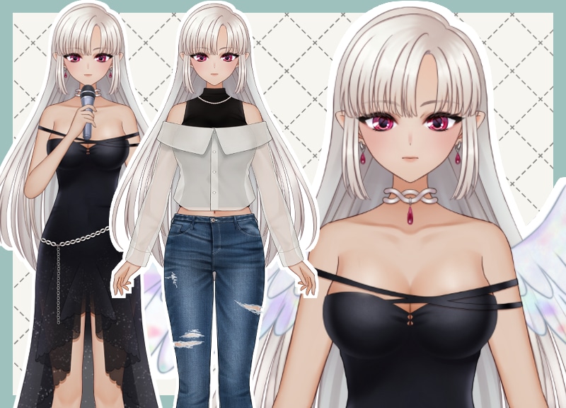 完成品のLive2D汎用モデルを販売します live2D汎用モデル　VTS&nizima LIVE対応 イメージ3