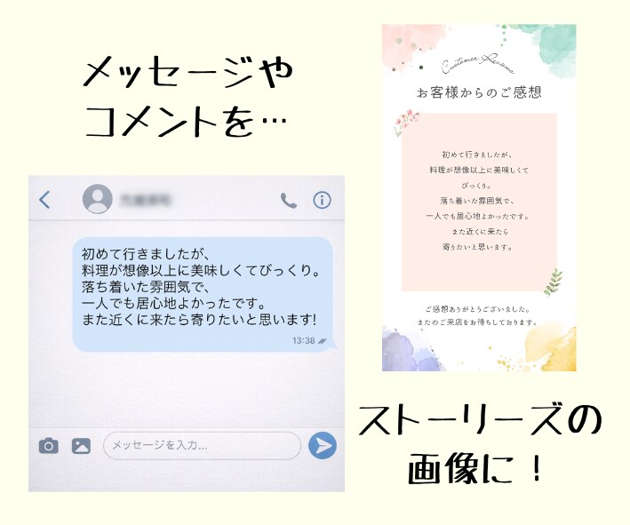 Canvaでサクッと!文章からSNS画像を作ります 1月24、25、28日の発注なら24時間以内で納品! イメージ4
