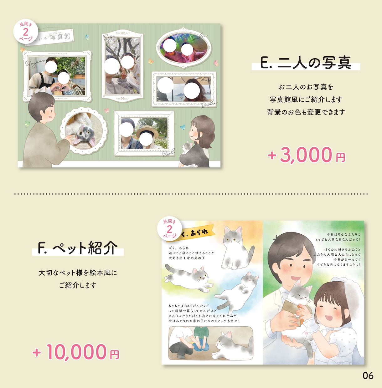 絵本風のプロフィールブックお作りします 他とは違う特別な世界観を作りたい方に！ イメージ6