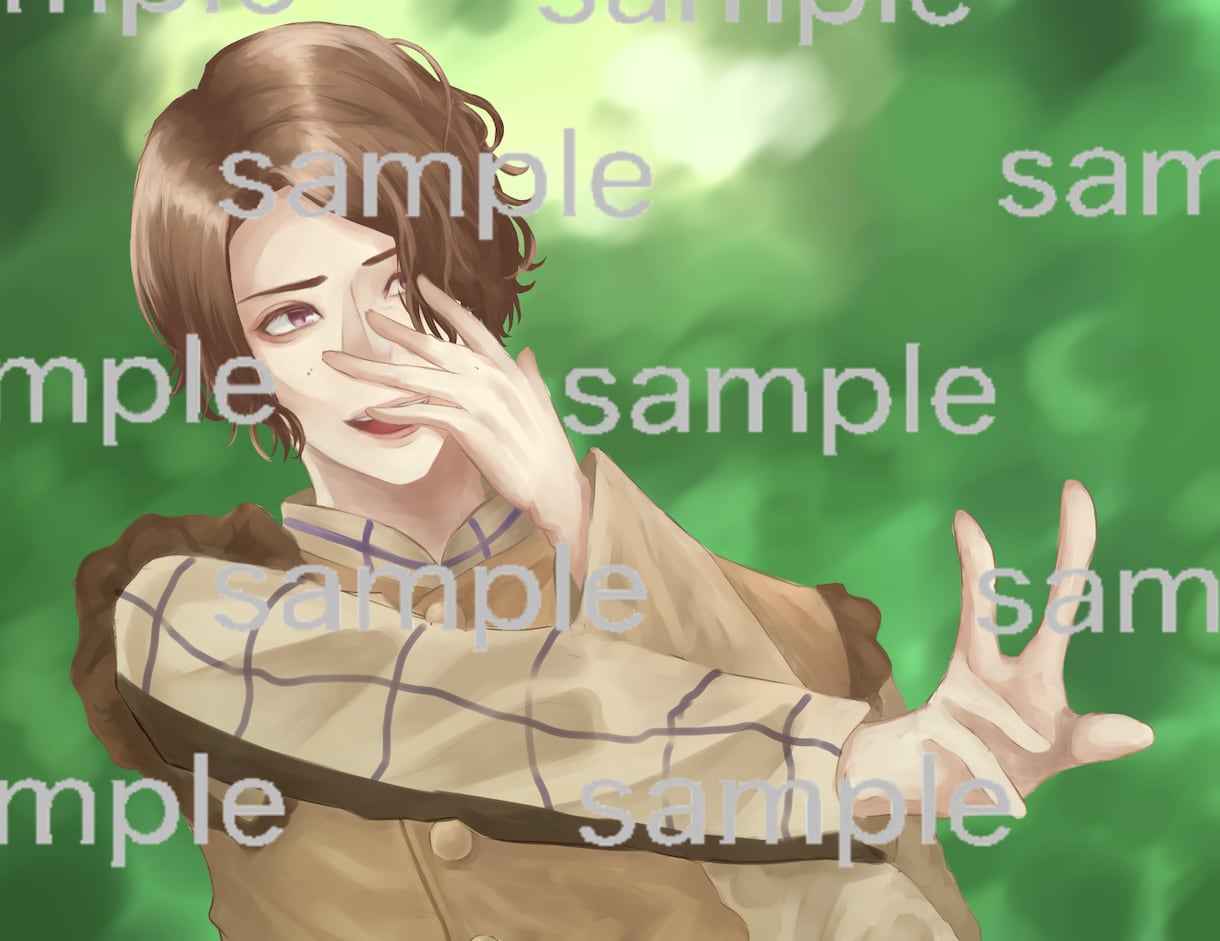 2次創作、キャラデザ、イラスト描きます お好きなキャラ、人に好きな服装、表情を。 イメージ4