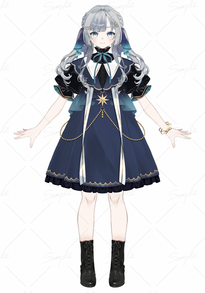 Vtuberモデル用立ち絵を制作いたします パーツ分け◎可愛いキャラクターをデザインします イメージ2