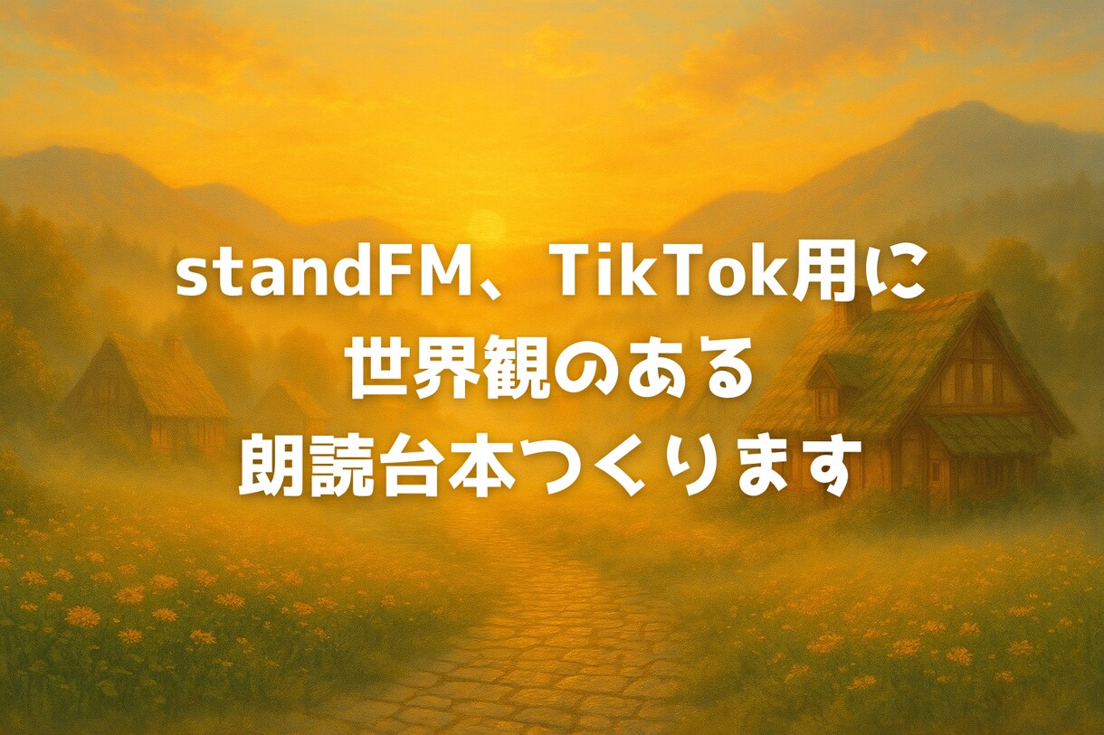 朗読向けの幻想短編・詩的台本を書きます stand.fmやTikTokで使える、世界観重視の朗読台本 イメージ1