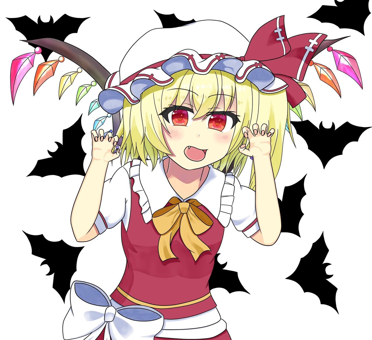 東方projectのSNSアイコンイラスト描きます SNSで分かりやすいアニメ風アイコンイラストを作成します。 イメージ2