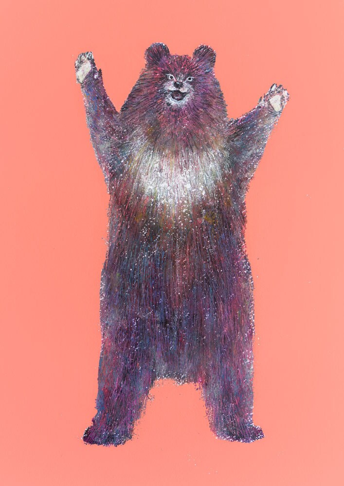 アナログ制作で動物を描きます オイルクレパスを使った繊細で優しいタッチです イメージ6