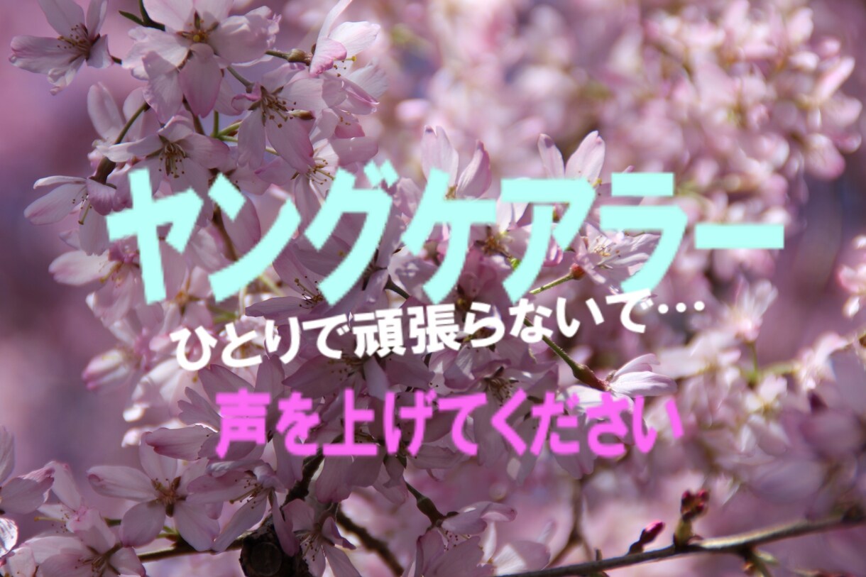 自分の時間を取り戻したいヤングケアラーを応援します ◇医療・介護保険その他の制度を使う方法、その他のサポート◇ イメージ1