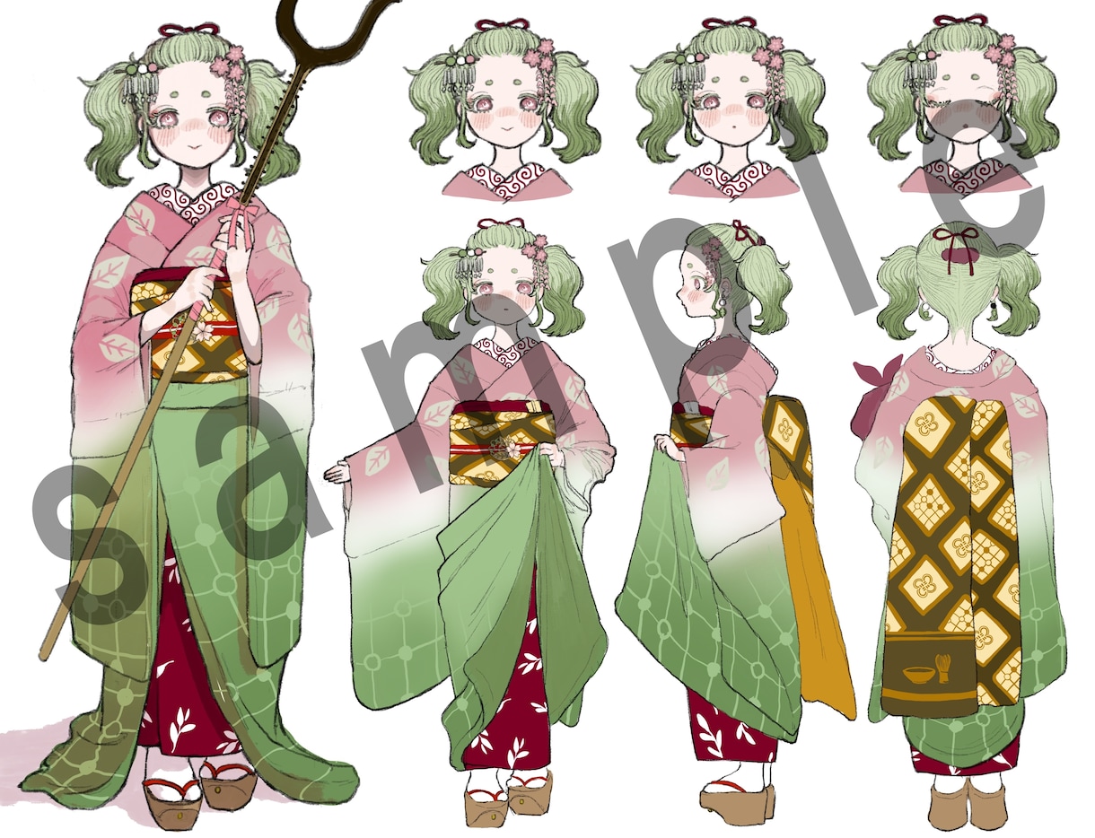 あなただけの素敵なキャラクターを一緒に作ります オリジナルキャラクターとその立ち絵を制作します！ イメージ1