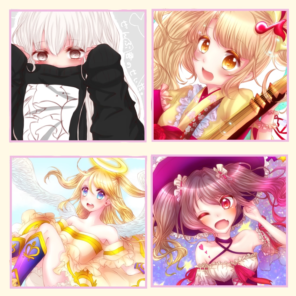 SMS用アイコンイラスト描かせて頂きます 女の子キャラのみの募集(男の子キャラ不可) イメージ1