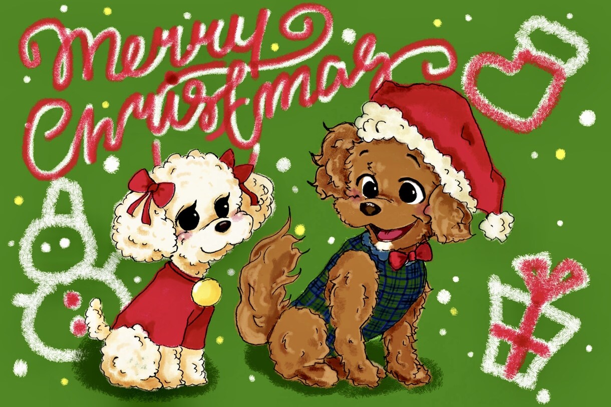 ペットのイラスト描きます キャラクター風タッチで描く愛犬、愛猫 イメージ3