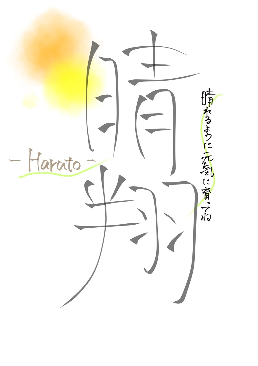 命名書を作成します 世界に一つの命名書を手に入れよう イメージ4