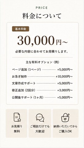 AIを活用して高品質なホームページを制作します 個人事業主・店舗向け｜スマホ対応・集客導線まで考えて制作 イメージ8