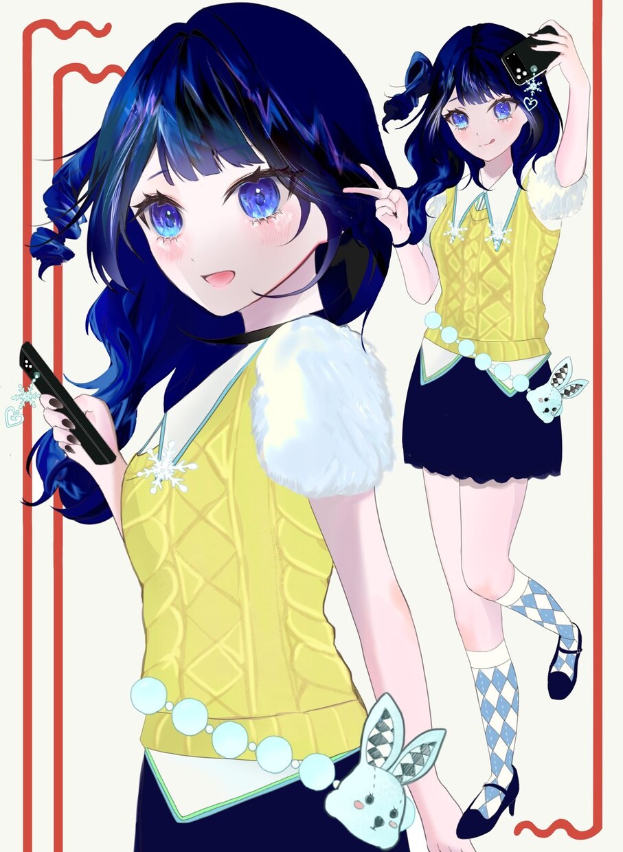商用OK キラキラしたイラストを描きます アイコン、立ち絵、サムネ、動画内イラスト等描きます イメージ6