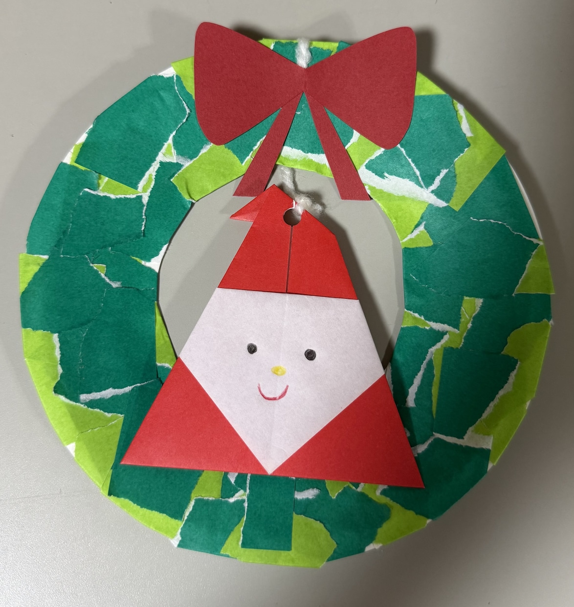 クリスマスリースの製作キットを作成します 保育士さん必見！子どもが楽しめる製作 イメージ1