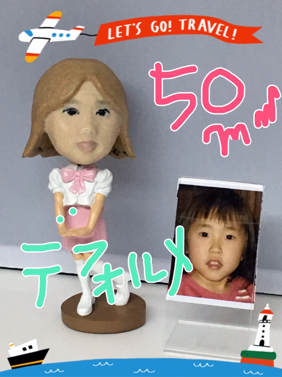 3Dフィギュアをデザインいたします アイコン・アバター用に3Dマイフィギュア・デザインします。 イメージ3