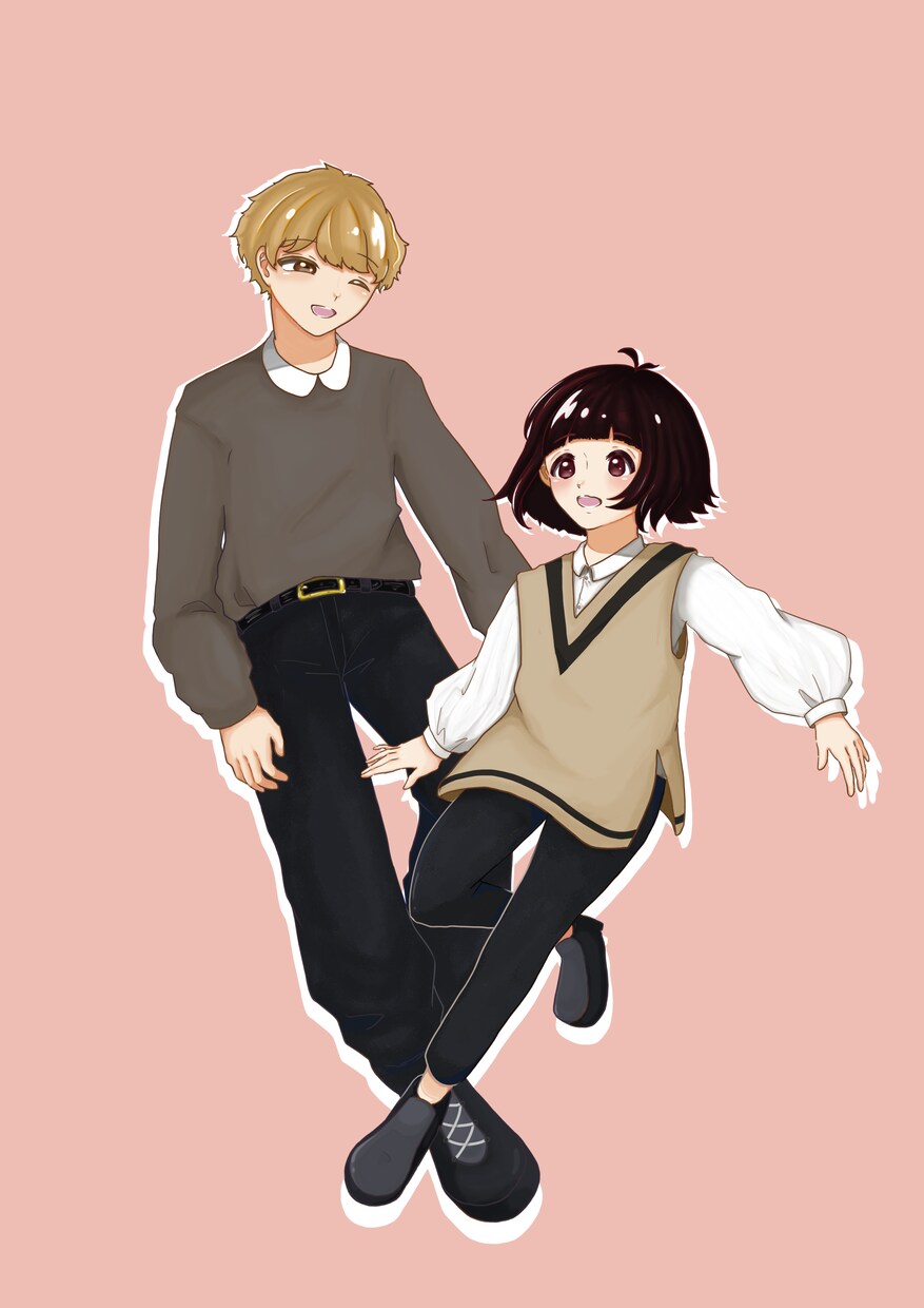 キャラデザやサムネ用イラスト承ります 可愛いオリキャラや目を引くサムネを作成致します イメージ3