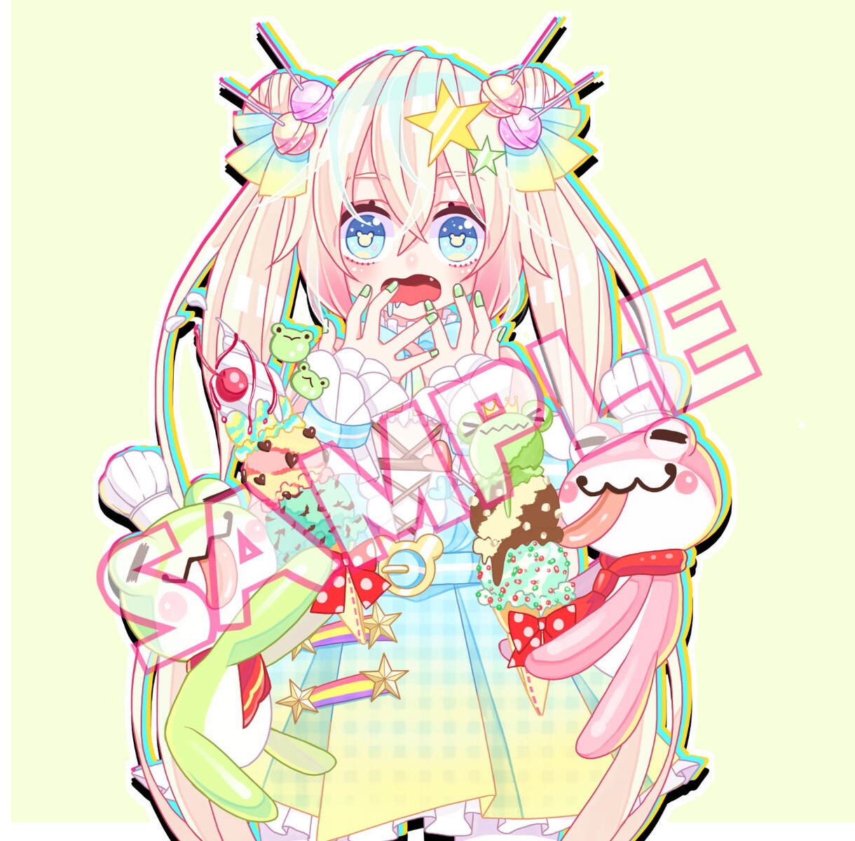 似顔絵、イラストアイコン描きます 似顔絵やキャラクター(版権不可)アイコン描きます！ イメージ3