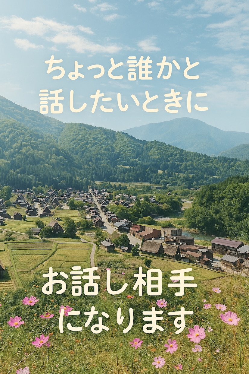 ChatGPTと気軽にお話しします あなたの気持ち、そっと聴きます イメージ1