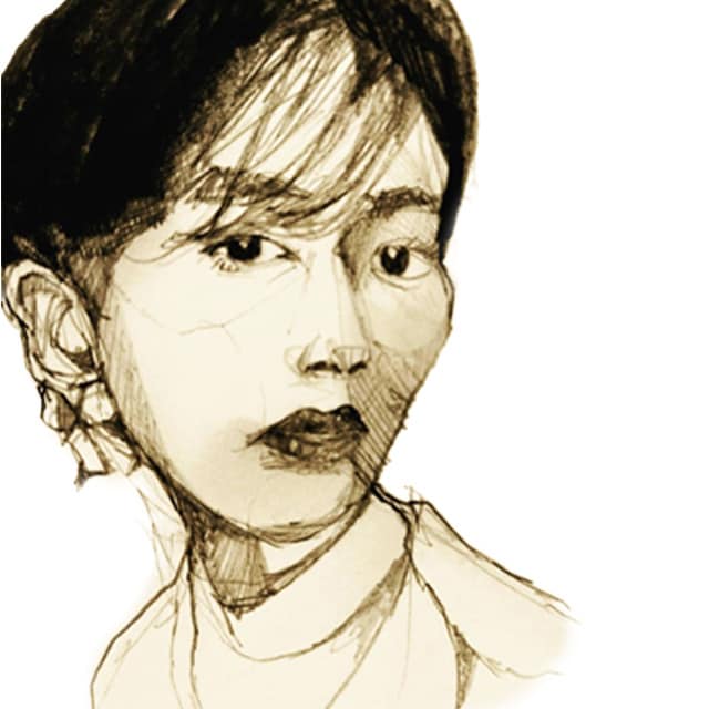 修正無料　似顔絵SNSアイコン描きます ニュアンス仕上げ白黒似顔絵（漫画風） イメージ8