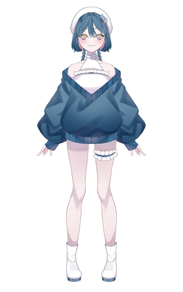 可愛い女の子の立ち絵描きます シンプルで可愛い立ち絵が描けます イメージ2
