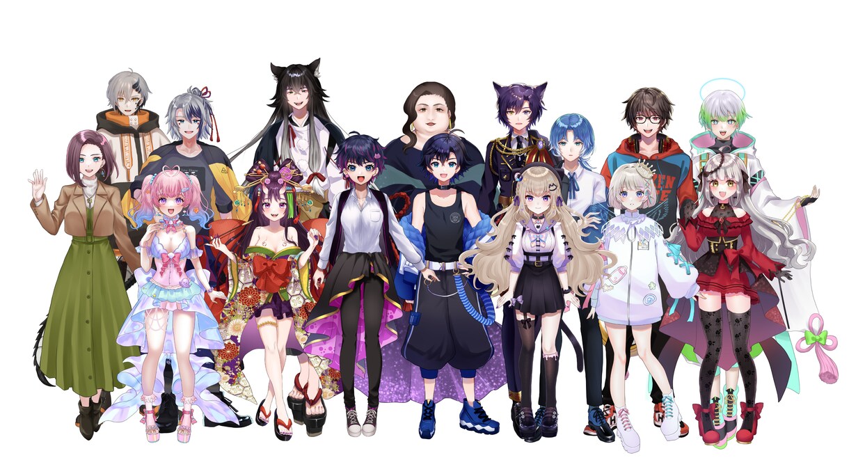 VTuberなどキャラクターデザインセット受付ます キャッチーで今の時なV体、代理が欲しい方 イメージ2