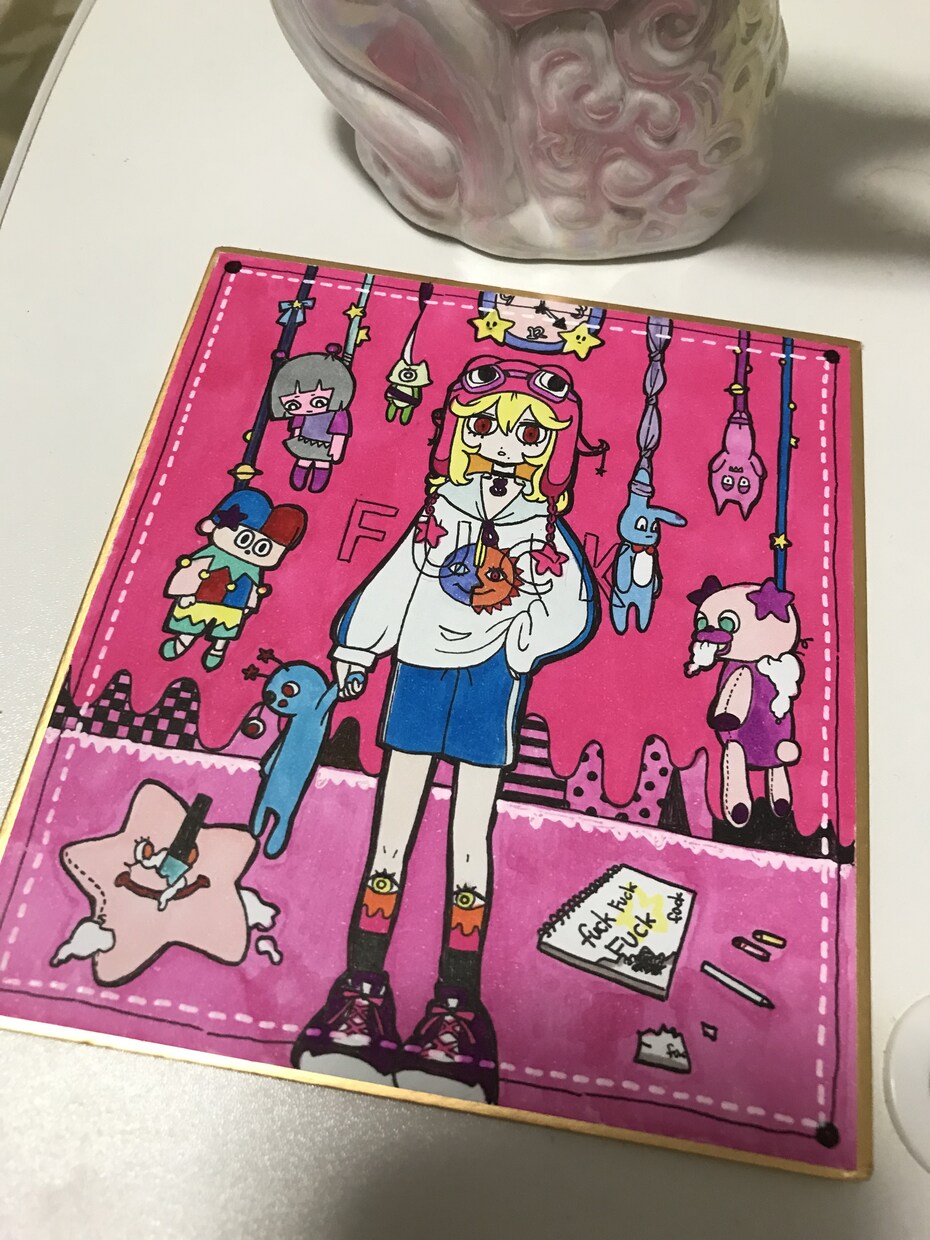 部屋に飾る用などコピックのアナログイラスト描きます コピックでポップなイラスト描きます！ イメージ4