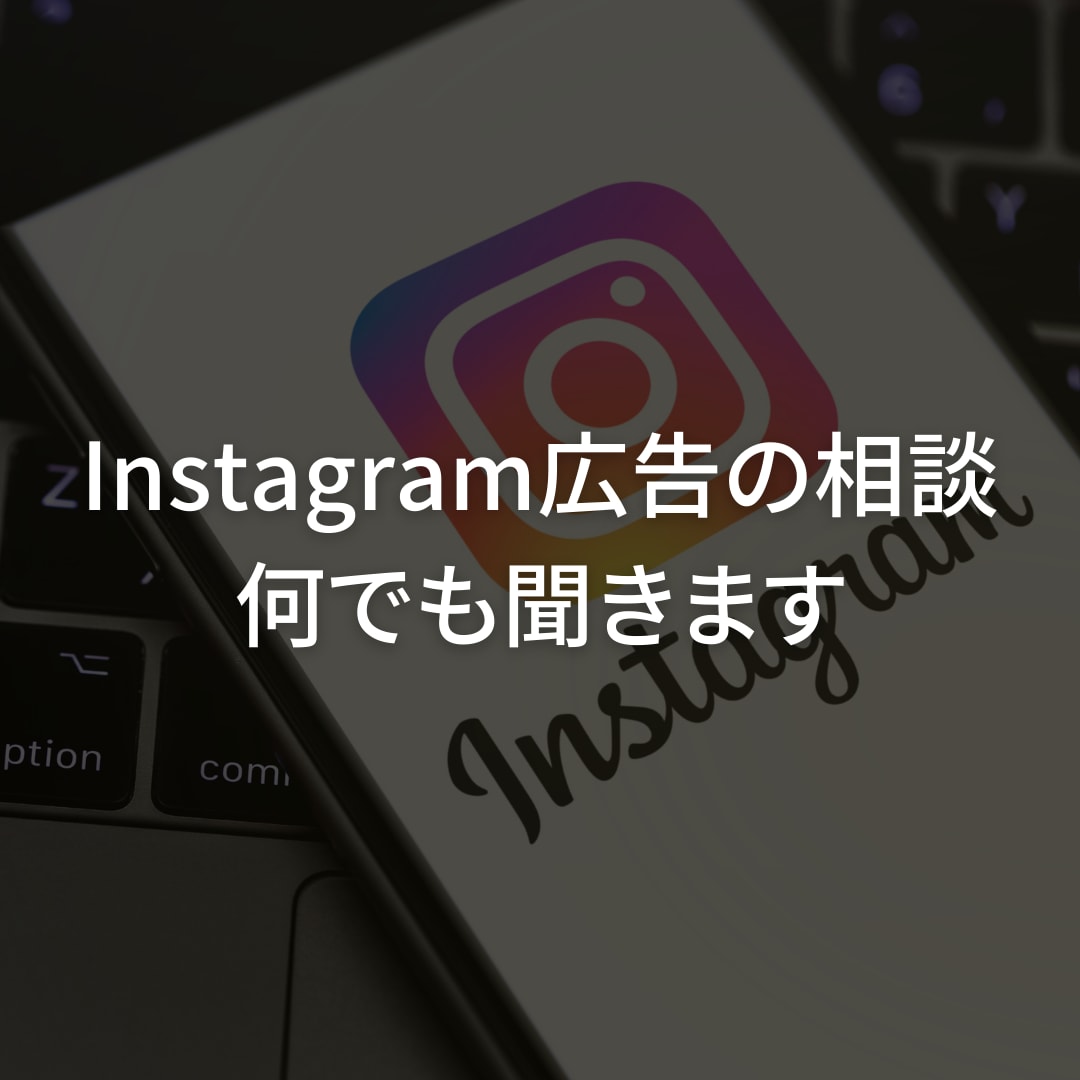 Instagram広告の運用を手伝います 設定や運用に関するお悩みや不明点をマンツーマンでサポート! イメージ1