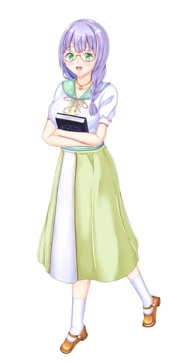 TRPGなどに使える文学少女の立ち絵販売します すぐにTRPGなどで使える立ち絵をお求めの方にオススメ イメージ2