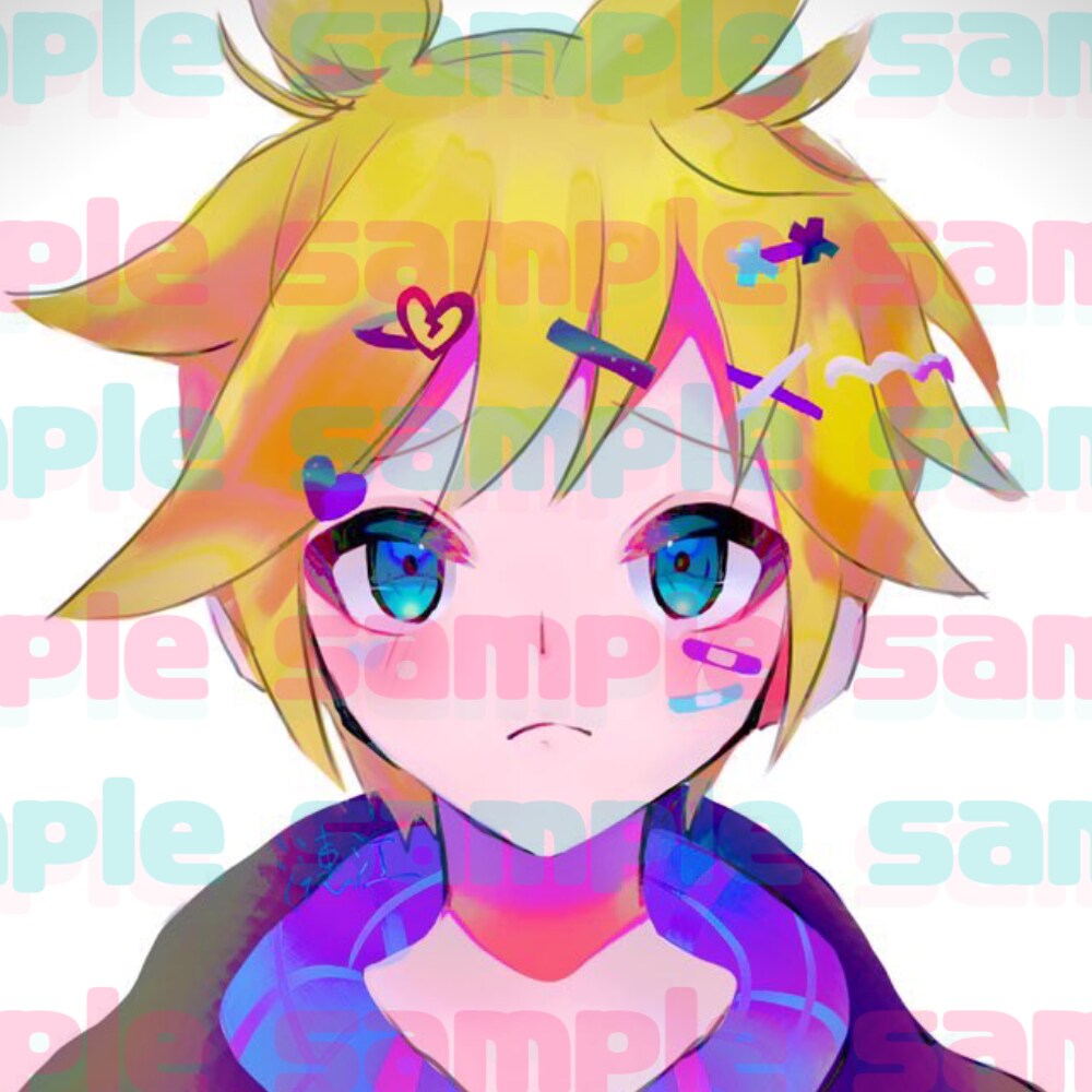 500円〜！カッコ可愛いアイコン用イラスト描きます 中性的な少年少女のアイコンが欲しい方へ！ イメージ9