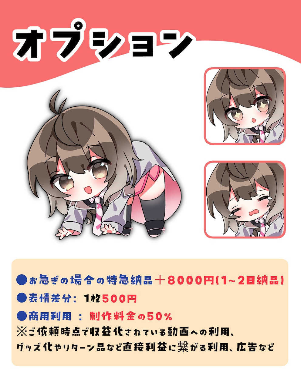 商用利用可！可愛いSDキャライラスト書きます アニメ調で可愛いキャラクターのイラスト制作 イメージ5