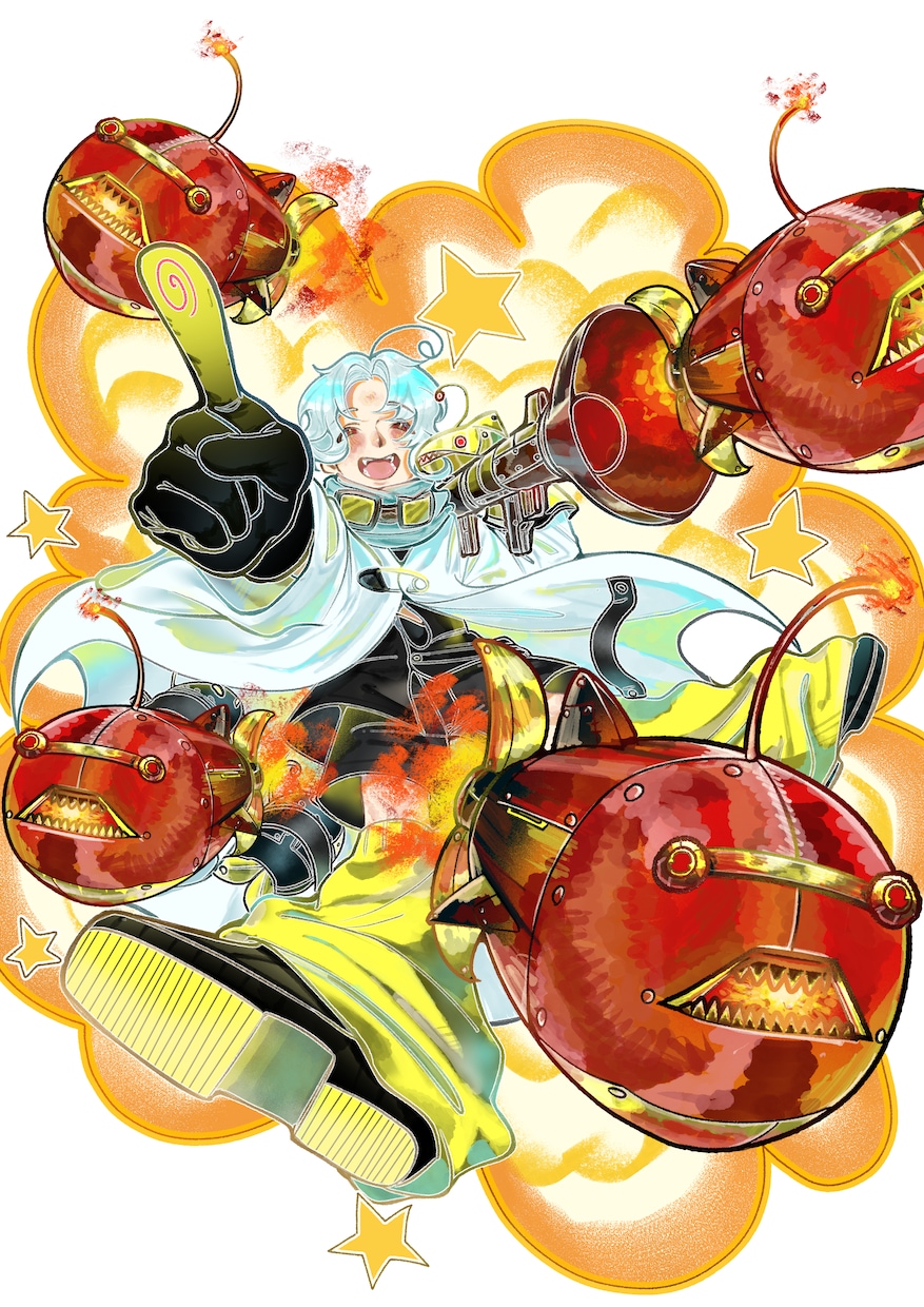 アイコン用イラストを描きます 高彩度でインパクトのあるアイコンを描かせていただきます！ イメージ3