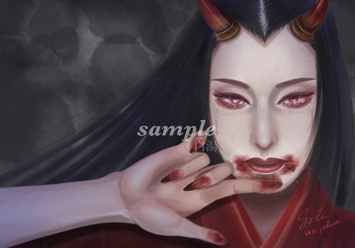 厚塗りで耽美、幻想的なイラストを作成します 【商用利用可】MV、KV、サムネ、表紙イラスト、立ち絵など イメージ6