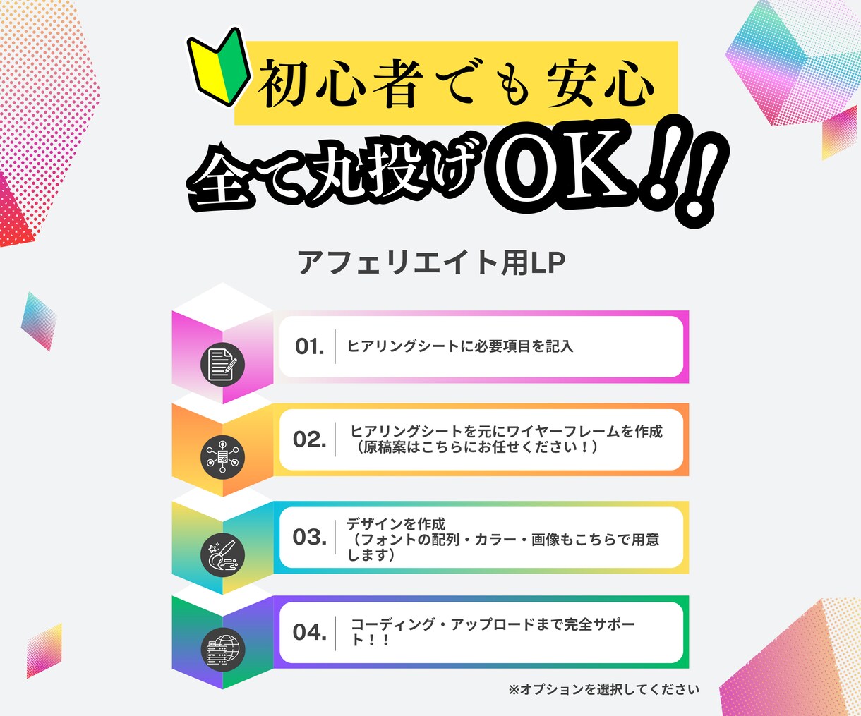安価で高クオリティなLPを制作します 初心者も大歓迎！！LPに特化しているプロにお任せください！！ イメージ2