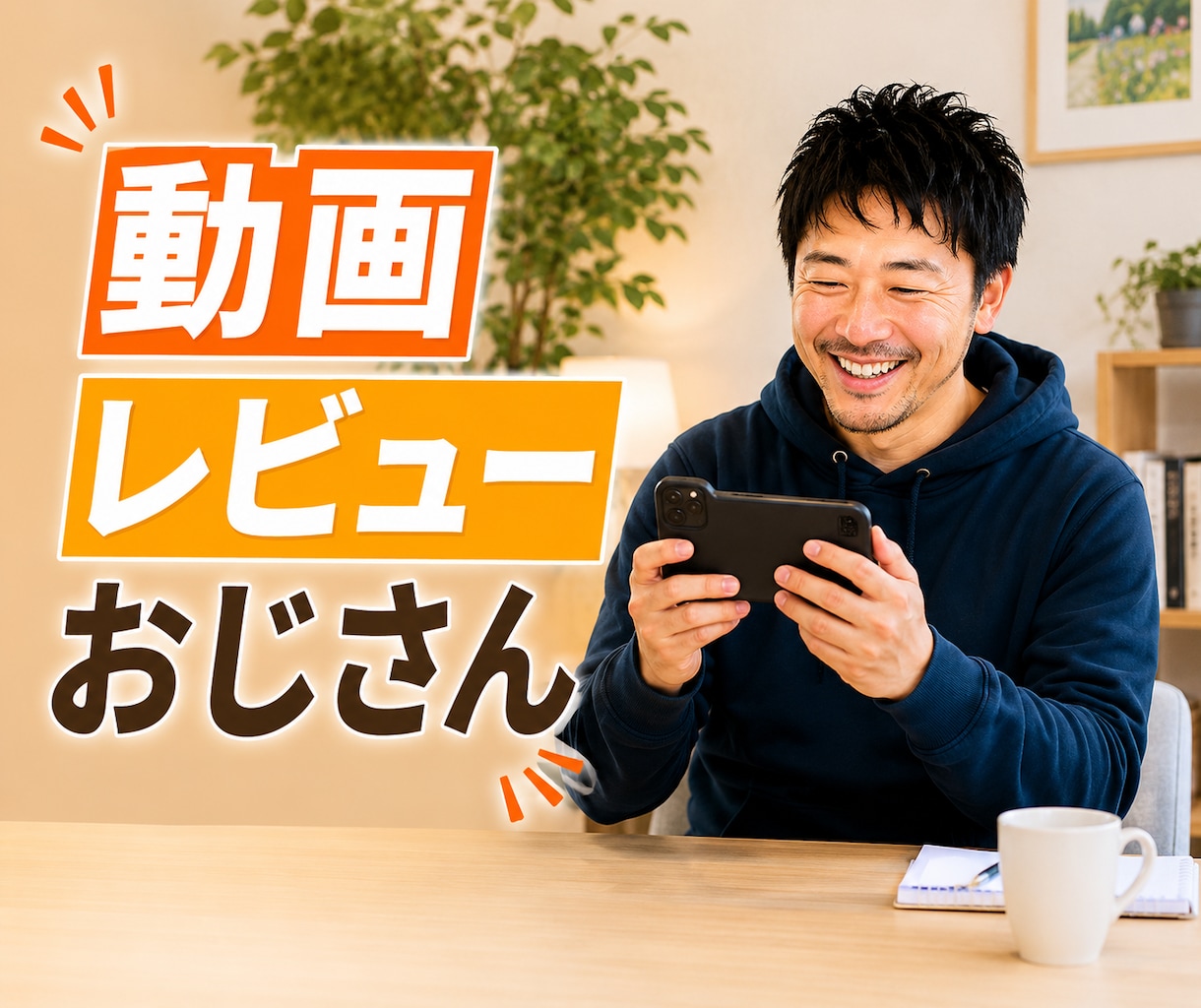 動画視聴してレビューします 作品を世に出す前に【7/27受付中】 イメージ1