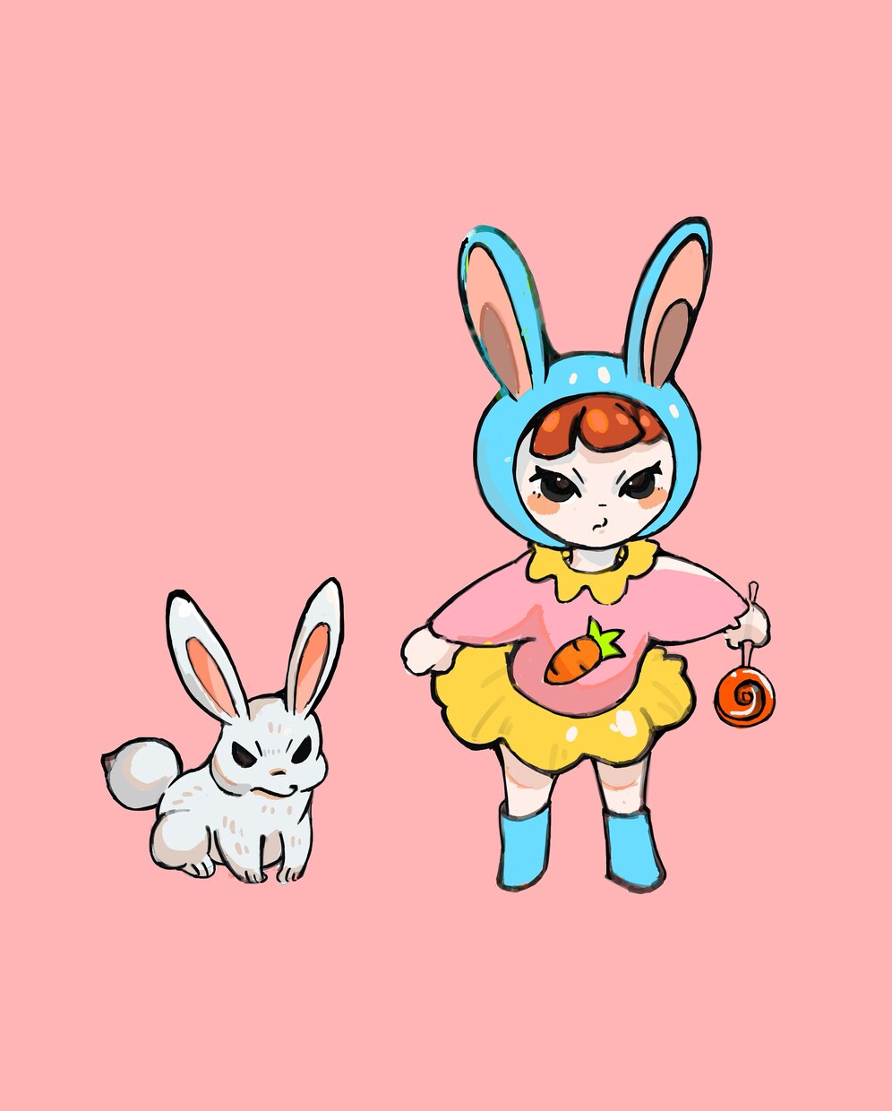 可愛いキャラとテーマに沿ったイラストを制作致します ご要望に合わせた可愛いキャライラストを制作します！ イメージ6