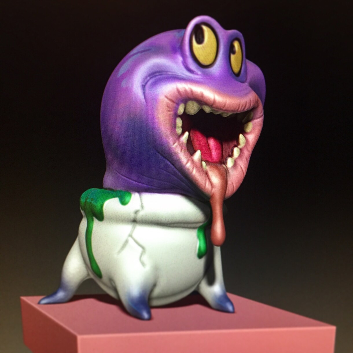 ちょっとユルい系オリジナルフィギュアを制作します 玩具やガチャなどの原型制作実績多数のデジタル原型師です イメージ4