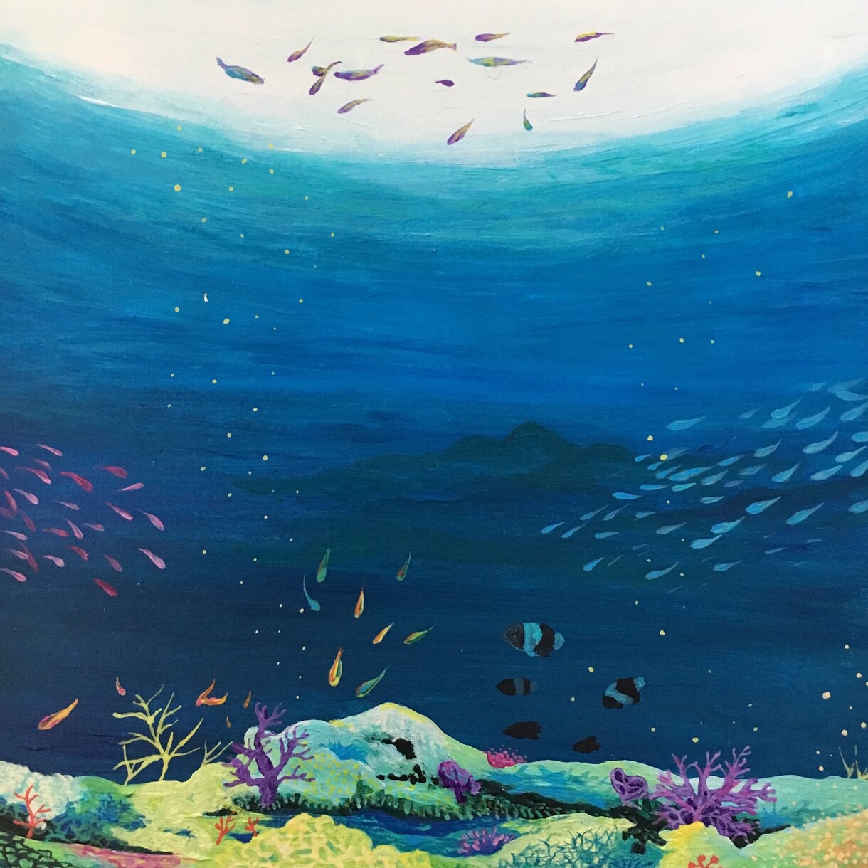 幻想風景をアクリル絵画でお届け致します 癒しの絵画、自宅に飾りませんか イメージ3