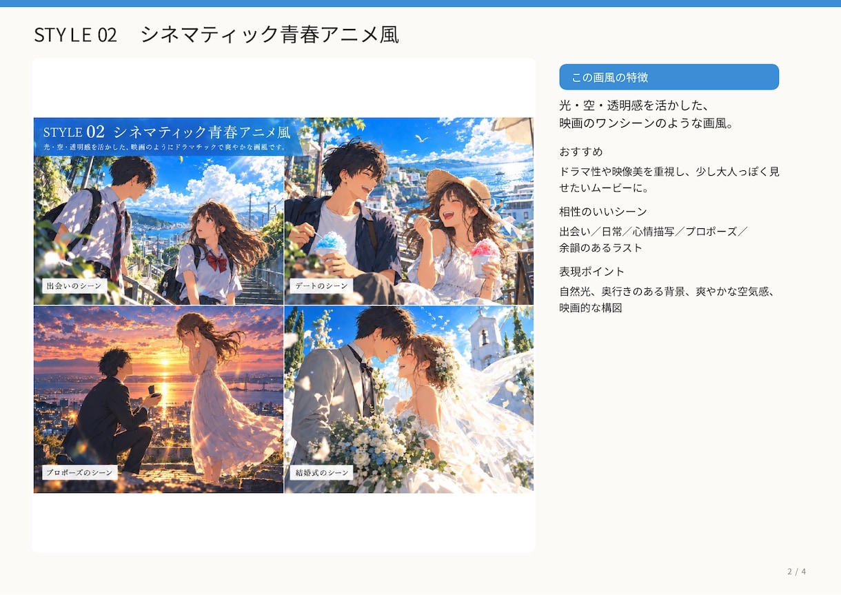 ふたりの実話を完全オリジナル結婚式ムービーにします 世界に一曲だけ。歌詞・楽曲・映像をすべてオリジナル制作 イメージ5