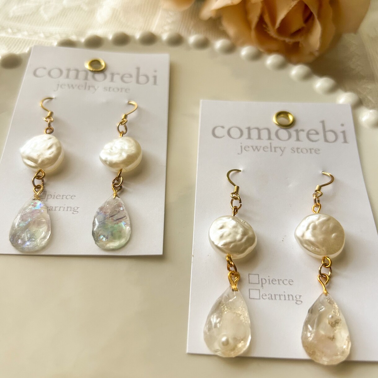 女性にときめき彩りオリジナルアクセサリーを届けます オリジナルアクセサリー、パール・レジン・パーツなど使用 イメージ1