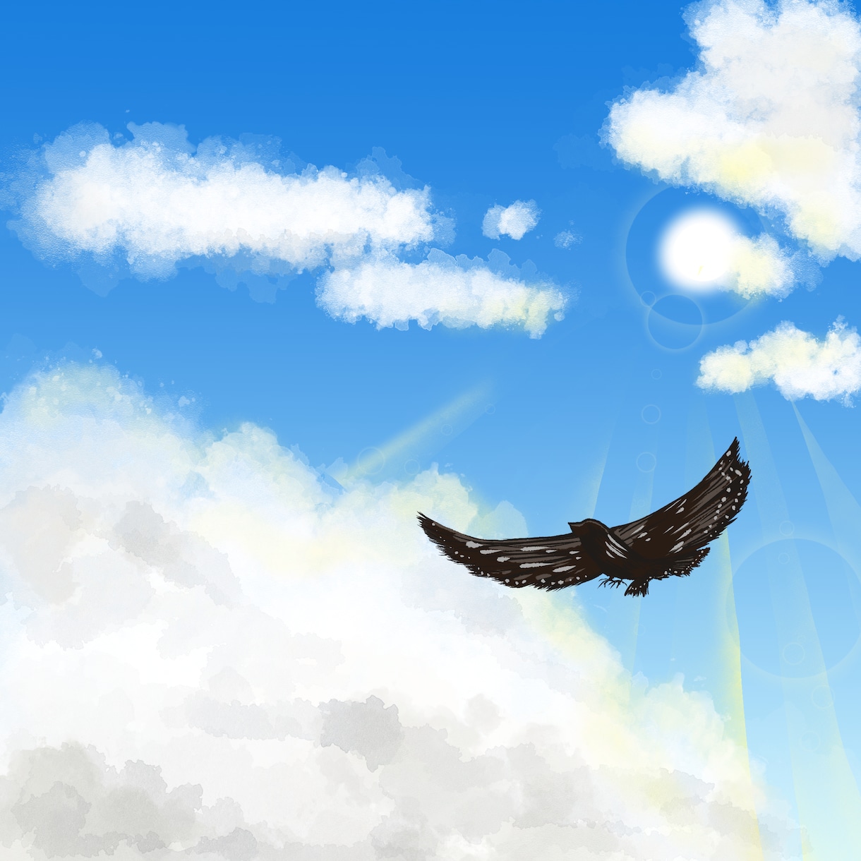 やさしい絵本風の背景イラスト制作します 商用利用OK｜高解像度の背景イラスト制作 イメージ8