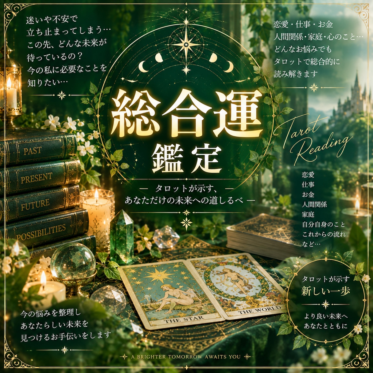 タロットでどんなお悩みも総合的に鑑定しますます 曖昧にせず、カードが示す本音を伝えます イメージ1
