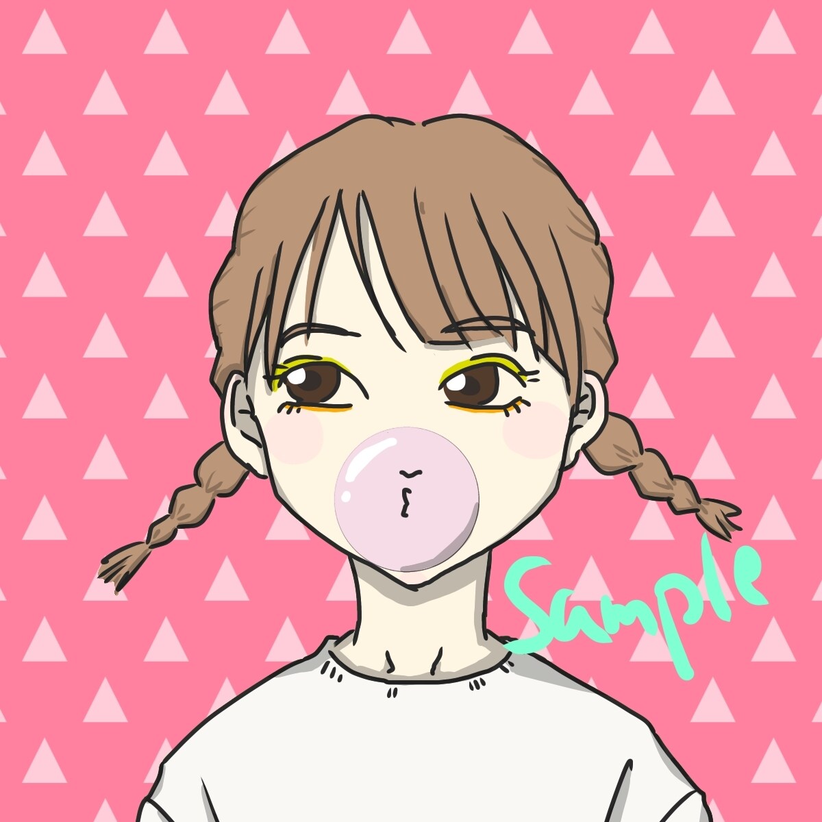 アイコン★描かせていただきます ★ハッキリした見た目で、比較的明るい絵を描きます！★ イメージ2