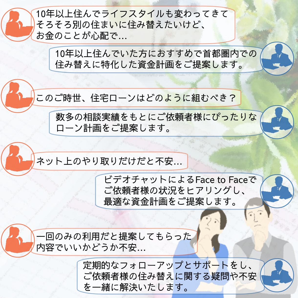 首都圏で住み替えをする方の資金繰りアドバイスします 頭金を入れるべき?住宅ローンはどうしよう等のお悩みを解決! イメージ2