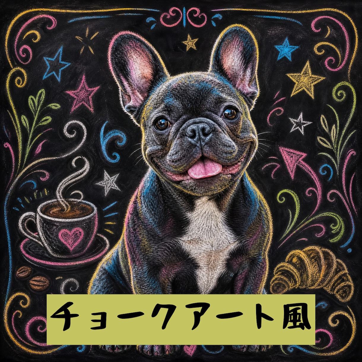 写真を絵本風に変換します 選べる4つのスタイル！（クレヨン・水彩・チョーク・切り絵） イメージ4