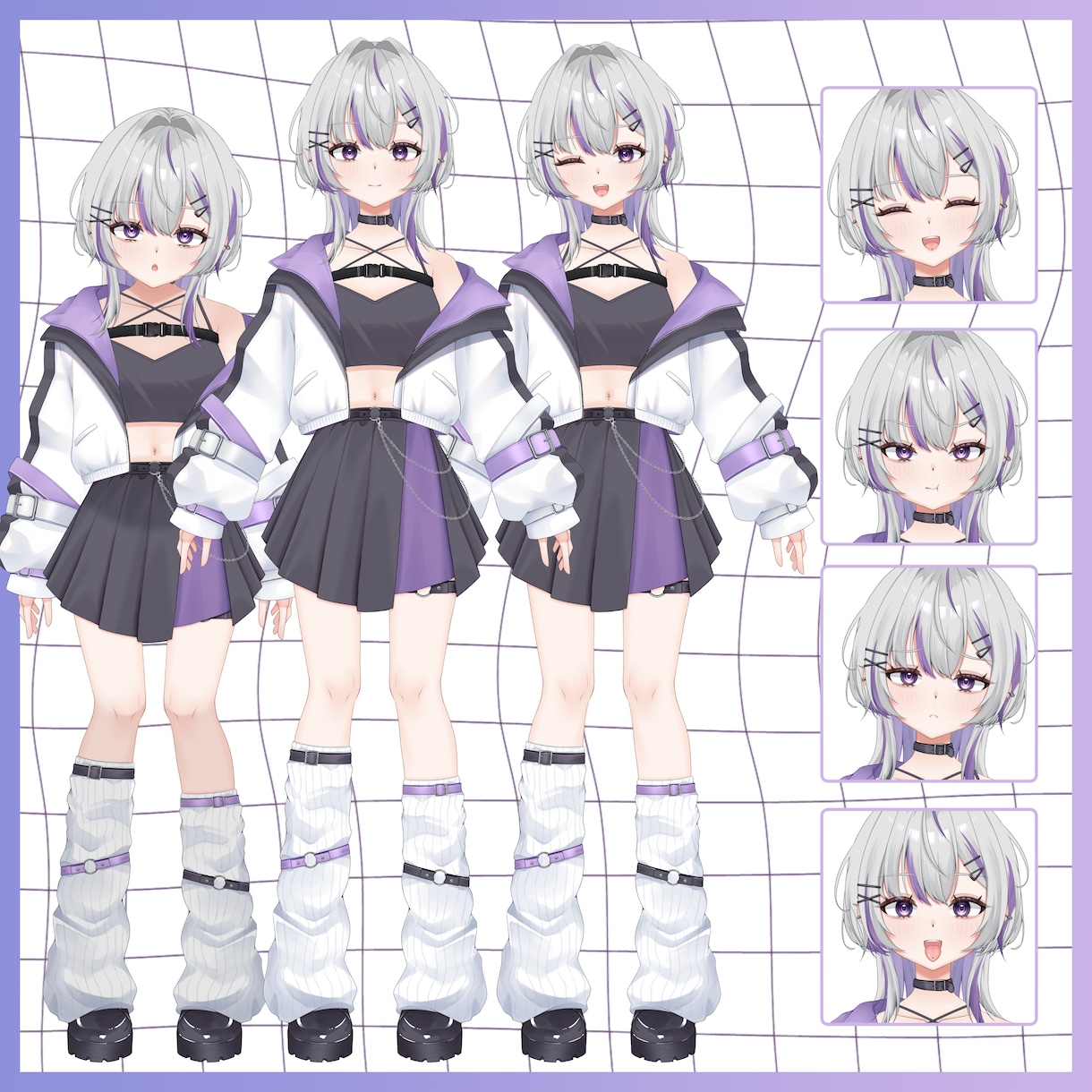 ふわふわ＆高可動Live2Dモデリング制作致します ふわふわ揺れで可愛い！高可動域モデル◎ イメージ6